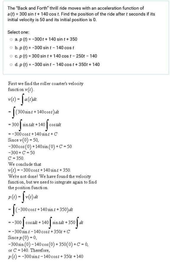 A screenshot of a math test

Description automatically generated