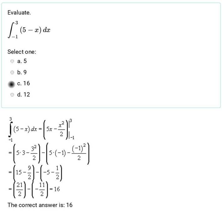 A screenshot of a math test

Description automatically generated