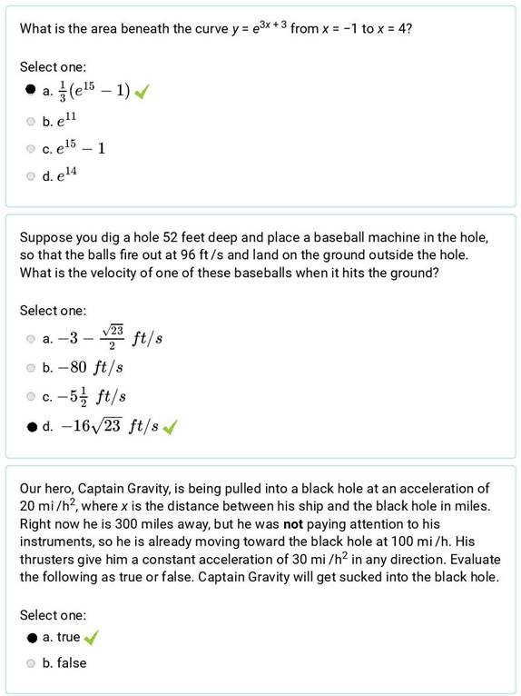 A screenshot of a math test

Description automatically generated