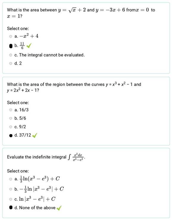 A screenshot of a math test

Description automatically generated