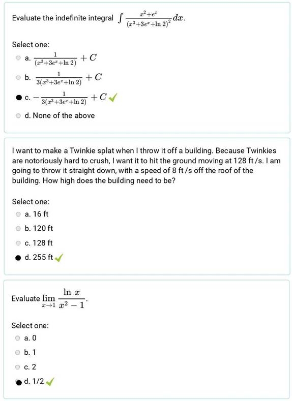 A screenshot of a math test

Description automatically generated