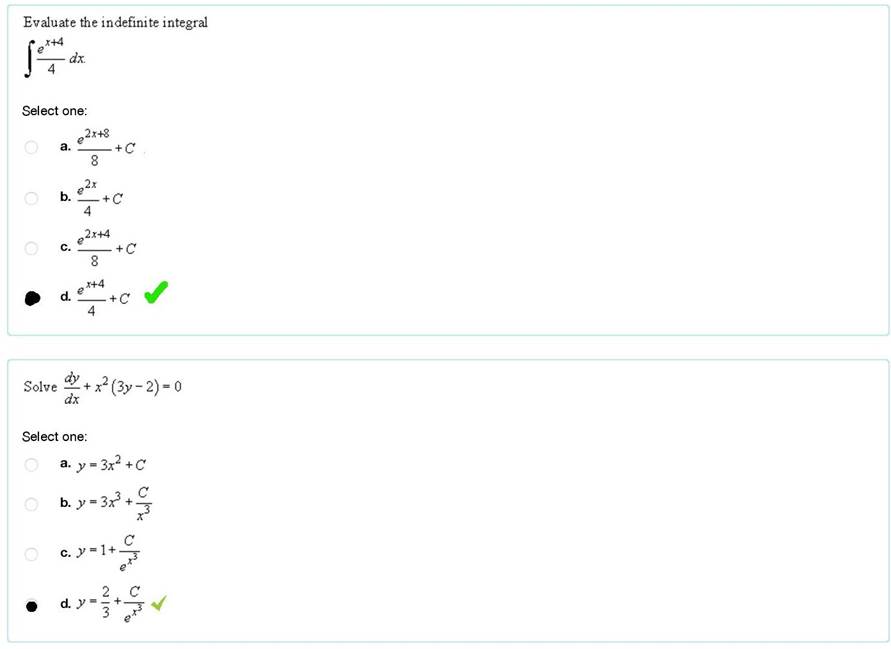 A screenshot of a math test

Description automatically generated