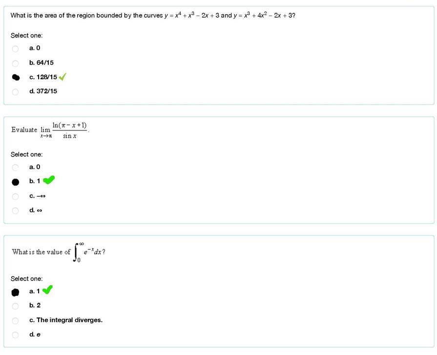 A screenshot of a math test

Description automatically generated