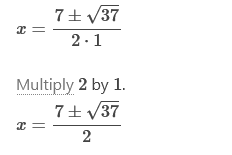 A math problem with numbers and symbols

Description automatically generated