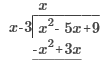 A math problem with numbers and symbols

Description automatically generated