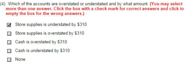 A screenshot of a test

Description automatically generated