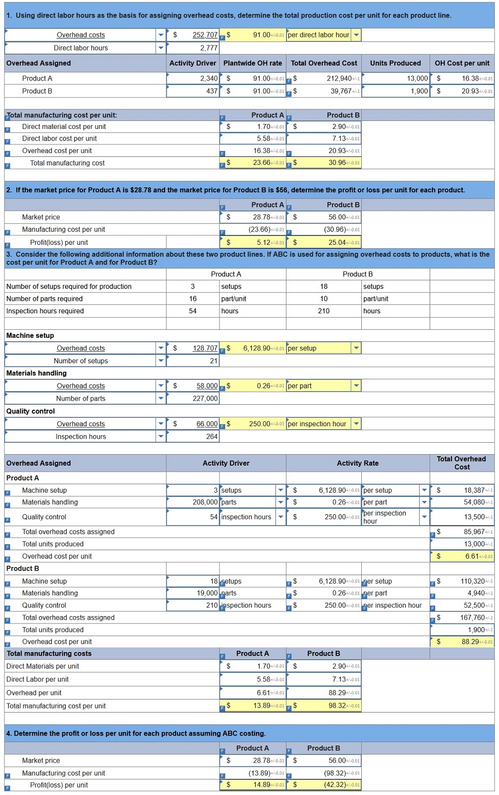 connect managerial accounting homework chapter 4